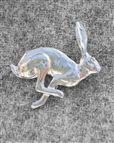 Hare Pewter Brooch